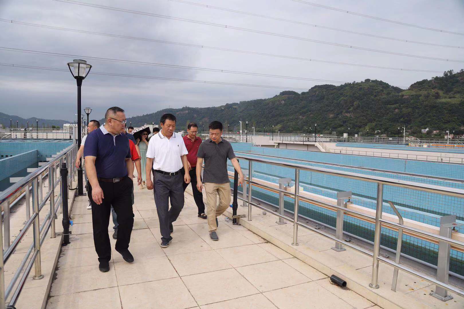 市人大常委會副主任張家園到普安水廠考察調研