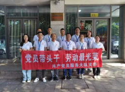共產黨員服務大隊支部開展 “黨員帶頭干·勞動最光榮”主題黨日活動