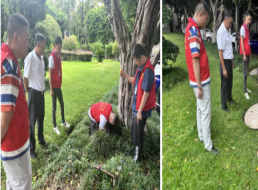 共產黨員服務大隊中心城區分隊走進市委大院 開展供水隱患排查工作