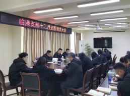 臨港黨支部召開十二月支部黨員大會(huì)