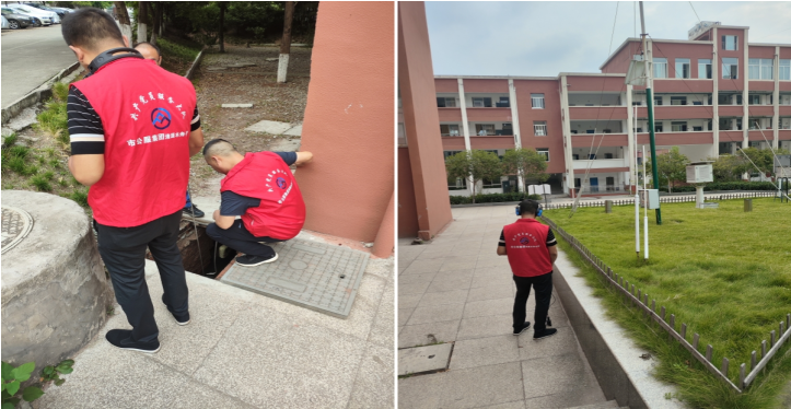 天泉公司幫助敘州區城北小學探尋供水 管道暗漏
